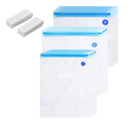 真空シーラー ジッパー Sous Vide バッグ再封可能なフリーザー真空バッグ