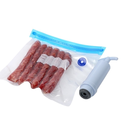 QSのプラスチック貯蔵のSous Vide袋BPAはジッパーの上の袋を放します