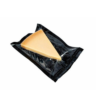 SGSの生鮮食品の黒いジッパーVcuumは5mmの食品包装の真空の袋を袋に入れる