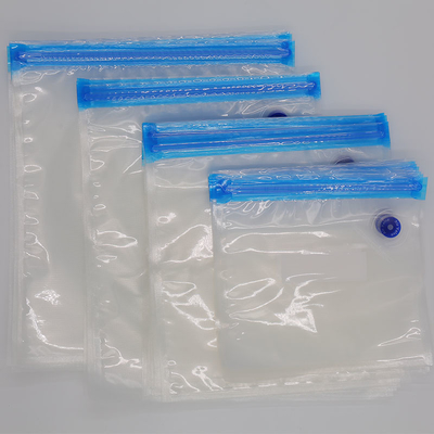 ポリプロピレンのプラスチック再シール可能食糧袋は弁が付いているジッパー袋に掃除機をかける