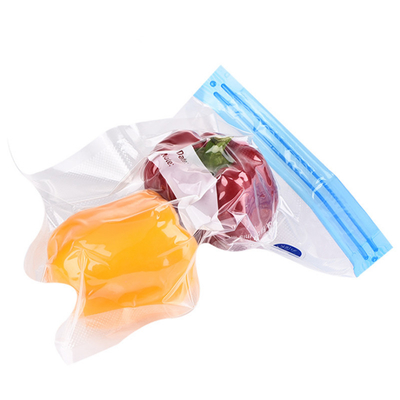 ポリプロピレンのプラスチック再シール可能食糧袋は弁が付いているジッパー袋に掃除機をかける