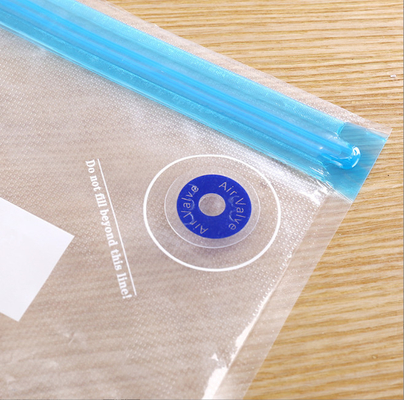 食糧Vauumの貯蔵のジッパー ロックのSous Videは浮彫りにされるPAのPEのハンドル ポンプ袋を袋に入れます