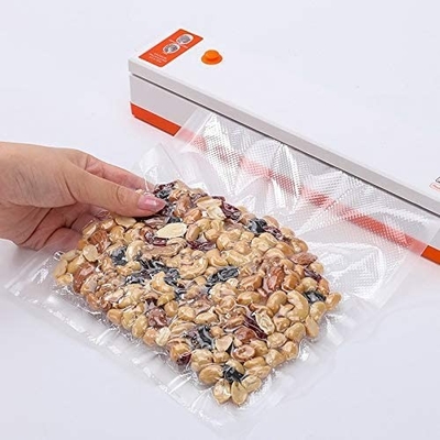 耐久性の高い 2 パック ロール PE PA 食品貯蔵用エンボス真空シーラー バッグ ロール