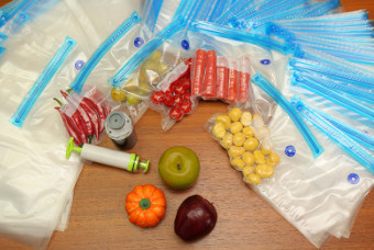 QSのプラスチック貯蔵のSous Vide袋BPAはジッパーの上の袋を放します
