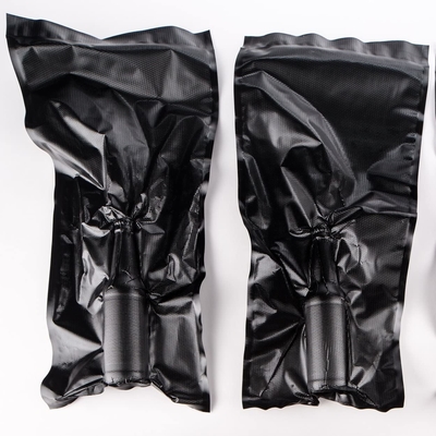 SGSの黒の真空バッグロール食糧ポリプロピレンのプラスチック圧縮の貯蔵袋