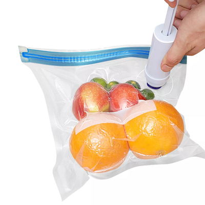 PE PA の食糧再使用可能な真空包装袋のセリウムの真空のシーラーのジッパー袋 BPA は放します