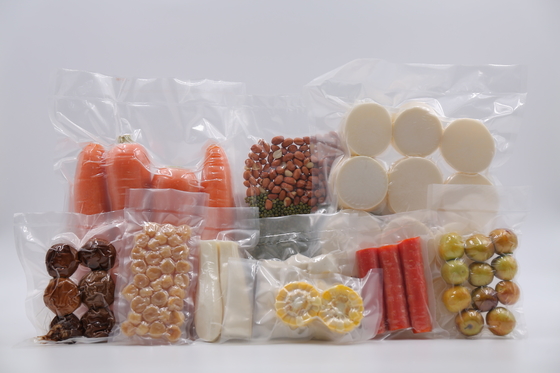 粗かった貯蔵野菜SGSの真空のシーラーの食糧は透明なHihを袋に入れる