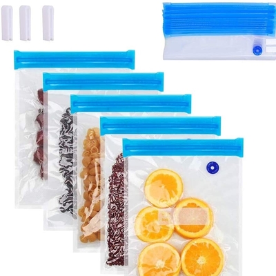 再利用可能な冷凍庫で安全な BPA フリーの Ziplock Sous Vide バッグ 食品真空シーラー